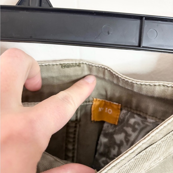 Pilcro and the Letterpress khaki button front a line skirt size 10 - Picture 2 of 4